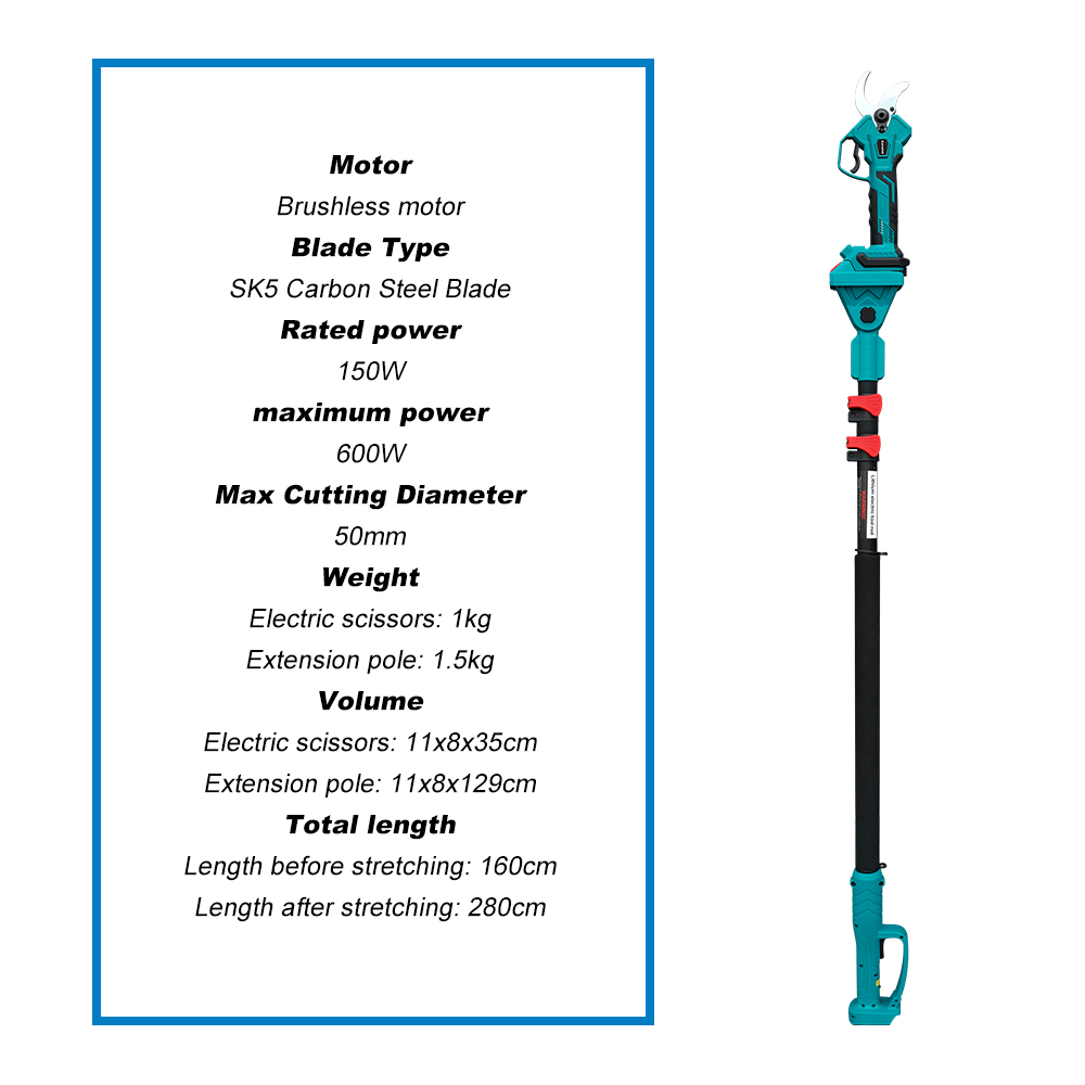 Kamolee 50mm Fırçasız Akülü El - Bonsai Garden Tools incelemesi ve fiyatı