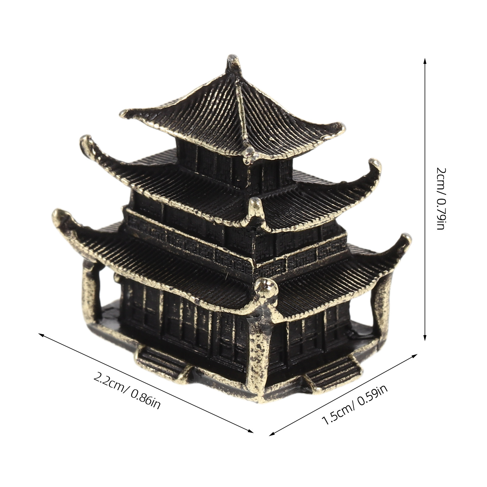 Mini Pirinç Pagoda Heykeli Ant - Bonsai Garden Desk incelemesi ve fiyatı