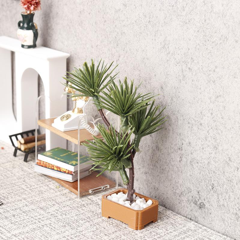 1 adet 1/12 Dollhouse Simülasy - Bonsai Garden Plants incelemesi ve fiyatı