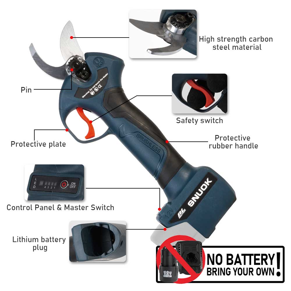 SNUOK 12V fırçasız elektrikli  - Bonsai Garden Tools incelemesi ve fiyatı